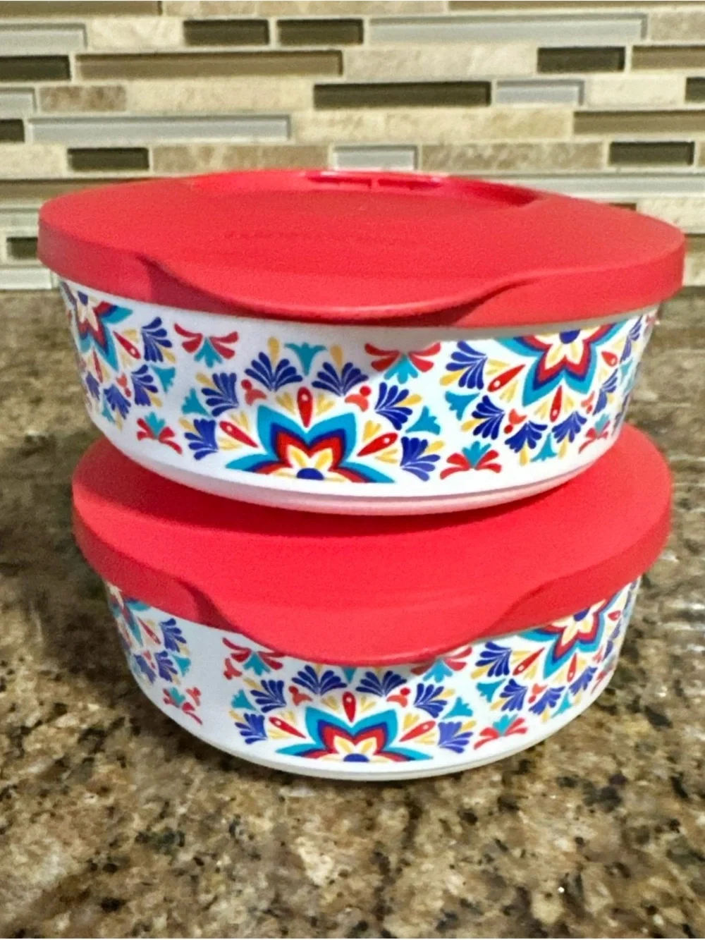Tupperware Costa Del Sol Dessert Cups 350 ml - 1 1/4 cups